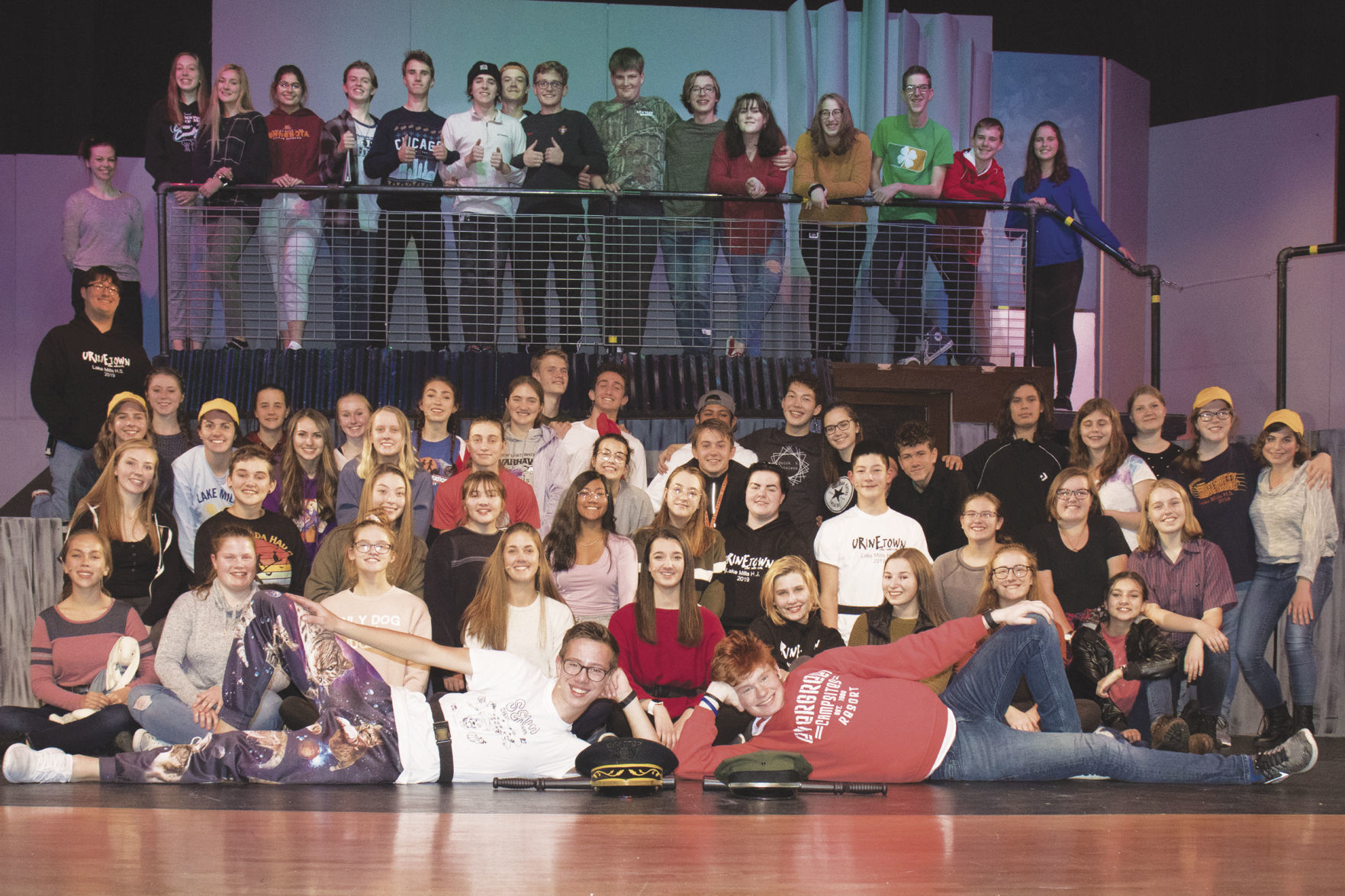 LMHS “Urinetown” cast and crew